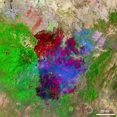 Satellites Help in Battle to Contain Arizona Wildfires